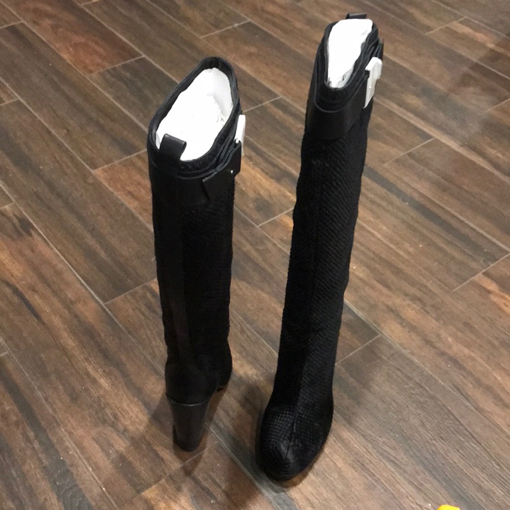 Black Fur Rachel Zoe Boots